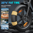 thumbnail image 4 of ASKMY E-500 Fat Tire Electric Bike - Powerful, Safe, and Comfortable E-Bike with Advanced Features, 4 of 8