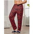thumbnail image 3 of New men's fun-print casual loose-fitting long pants suitable for all seasons and can be worn as home pants, 3 of 5