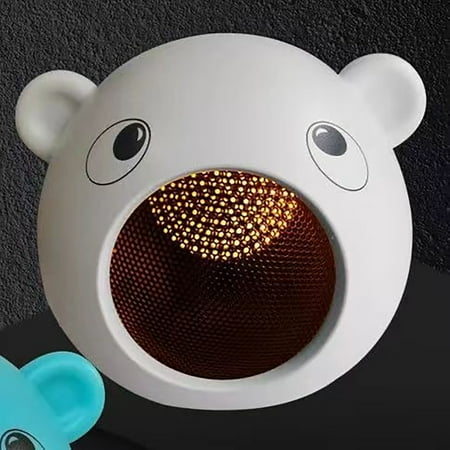

WANGJIAOID Ceramic House A Of Cuteness To Your Winter With Our Bear Shaped Fan Heater Overheat Included For Worry Use Hand Heater for Desk