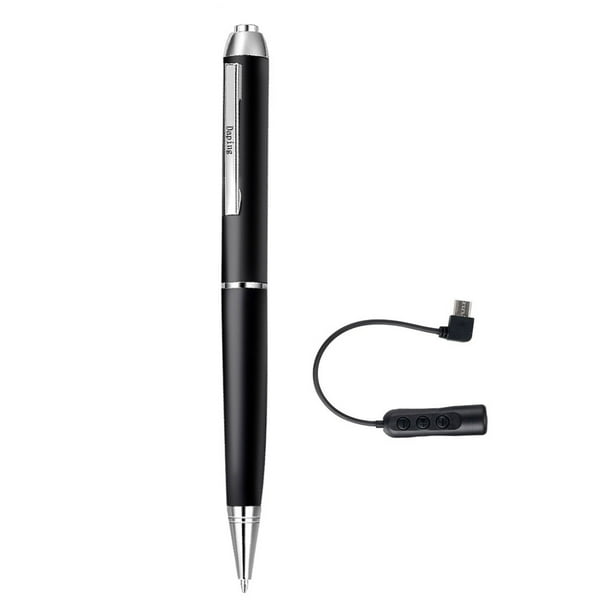 One Button Aluminum Portable Voice Recorder Pen Rechargeable Digital Vocal Recording Device 32G