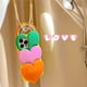 thumbnail image 1 of Funda de silicona para teléfono móvil, carcasa suave con correa para el cuello, arcoíris, 3D, superposición, corazón, muñeca, 14 Pro Max, 11, 12, 13 Pro Max, 7, 8 plus, X, Se Fivean unisex, 1 of 2
