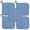 Blue, variant on Value Packs Economical Lightweight Bulk Potholders Ten (10) Pack Everyday Quality 6.5" Square Perfect for Craft Projects Sky Blue