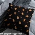 thumbnail image 2 of jejeloiu Xmas Snowman Cookies Fabric (2 Yard),New Year Merry Xmas Sewing Fabric For Girls, 2 of 6