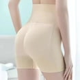 thumbnail image 1 of Pantalones de nalgas falsas de gran tamaño, ropa interior esencial para el vientre, pantalones de pierna plana para mujer, nalgas completas en 3D, cadera delgada sin costuras, 1 of 6