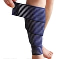 thumbnail image 1 of Vendaje elástico deportivo de compresión para pantorrillas, correa para piernas, espinillas,férula para esguince muscular, cinta protectora para rodillas y codos, alivio del dolor, 1 of 3