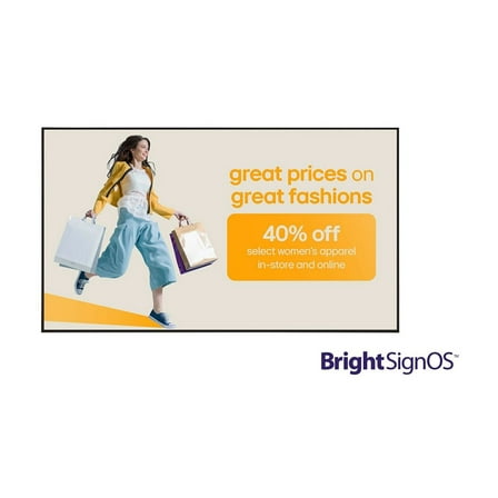 LG 49'' UV5N-E UHD Digital Signage with BrightSignOS™