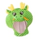 thumbnail image 4 of Gorro de dragón de felpa Transpirable jinwen para adultos y niños, Tocado para la noche, Verde, 4 of 7