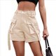 thumbnail image 3 of Shorts Vaqueros Cargo para Mujer - Shorts Casuales de Verano Vintage con Botones y Cremallera Caqui XXL, 3 of 10