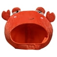 thumbnail image 2 of Gorras para la cabeza,Gorro de peluche con forma de animal divertido y novedoso,Lindos accesorios para fotos con gorros de dibujos animados,Accesorios de vestuario Cosplay de animales,Disfraces, 2 of 7