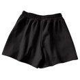 thumbnail image 2 of Abcnature Plus Size Shorts, Womens Athletic Shorts, Fashion Casual Womens Solid Women Pockets Ladies Loose Shorts, Comfy Beach Shorts, Yoga Pants, Cycling Sport Shorts Black L, 2 of 4