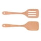 thumbnail image 4 of Juego de 2 espátulas de cocina de madera ecológicas, resistentes a altas temperaturas, antiadherentes, 4 of 10