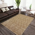 thumbnail image 3 of Addison Rugs Lauren 5'1" x 7'5" Rectangle Trellis Fabric Area Rug in Pearl Ivory, 3 of 5
