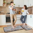 thumbnail image 7 of Wobogo Colourful Dragonfly Kitchen Carpet Set of 2 Absorbent and Stain Resistant Non-slip Star Rubber Backing, 7 of 7