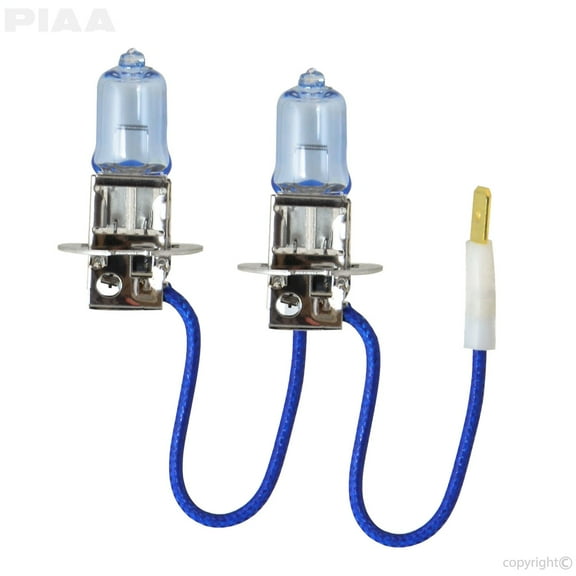 PIAA 23-10103 H3 Xtreme White Hybrid Replacement Bulb; 12V; 55W; 3900K; Twin Pack;