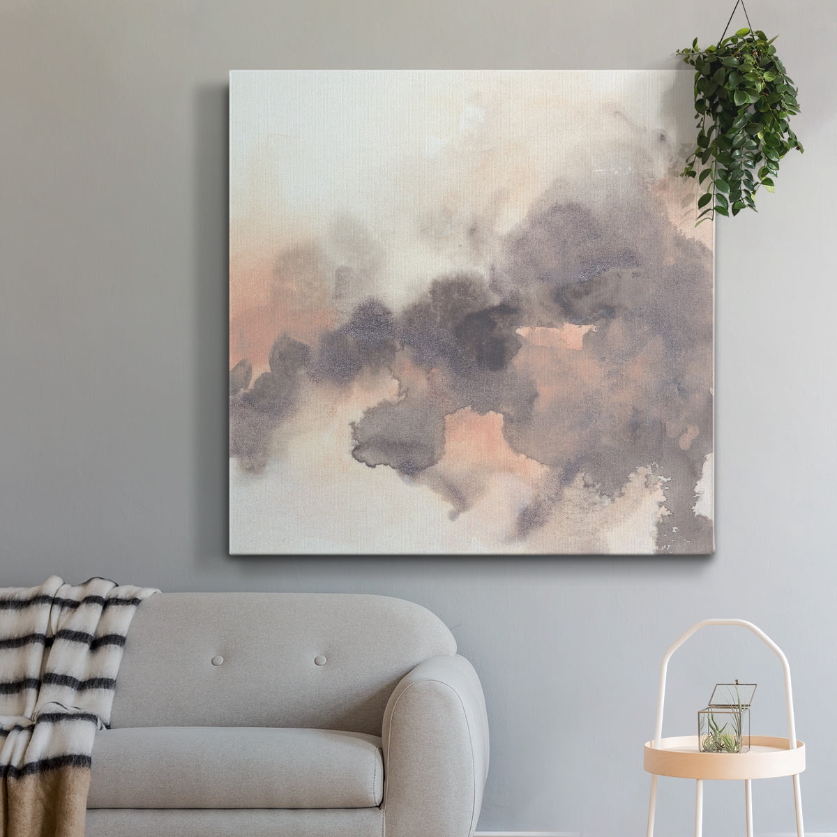 Wexford Home Smoke Surface II-Premium Gallery Wrapped Canvas, 10" x 10" - Ready to Hang