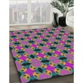 thumbnail image 3 of Ahgly Company Machine Washable Indoor Rectangle Transitional Green Area Rugs, 5' x 7', 3 of 7