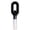 Black, variant on 2-in-1 Detangler Hair Brush with Water Spray, Anti-Frizz Smoothing Hairbrush with One-Button Spray, Ergonomic Handle Fine Mist Comb for Wet Dry Hair( Purple )