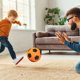 thumbnail image 4 of Balón de fútbol silencioso de 18/21/24cm balón de fútbol suave balón de fútbol de espuma silenciosa balón de rebote silencioso balón de fútbol de rebote de aire para adultos niños y niñas, 4 of 8