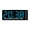 Blue, variant on Sleekly Digital Clock With Large Screen And Easy To Read Time And Date Display Alarm Clock For Any Room Timekeeping