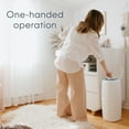 thumbnail image 5 of Diaper Genie Compact Pail, 1 Diaper Pail, 1 Square Refill, 165 Count, Infant, White, 5 of 11
