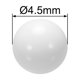 thumbnail image 2 of Uxcell Balín de Precisión Métrico POM Blanco 50pcs 0.18'', 2 of 5
