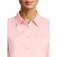 thumbnail image 2 of Time and Tru Women's Button-Down Shirt, 2 of 5