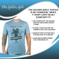 thumbnail image 7 of Goodie Two Sleeves The Golden Girls 'Sophia Is My Homegirl' Men's T-Shirt Light Blue | Large Male, 7 of 7
