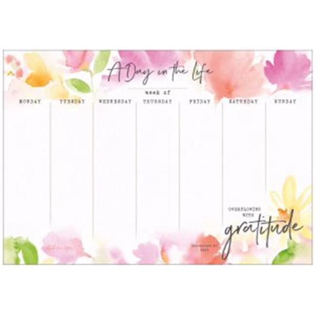 Legacy Publishing Group Flowers Appear Planning Pad ADL46010 9 x 6.25 