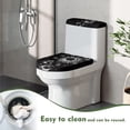 thumbnail image 4 of HELLHERO Space Toilet Cover Set 17x21 Inches Elastic Edge Stretchy Fabric for Gift, 4 of 7