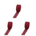 thumbnail image 2 of Kearding Cinta fácil de atar para manualidades: patrón multifuncional y hermoso Cinta de regalo artesanal duradera E3-7 rojo vino Type1 NO1, 2 of 6