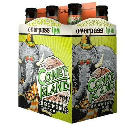 Coney Island Overpass IPA Beer, 12 fl oz, 6 pack