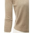 thumbnail image 5 of TheLovely Women's 3/4 Sleeve Solid Open Front Cropped Bolero Shurug Light Cardigan, 5 of 5