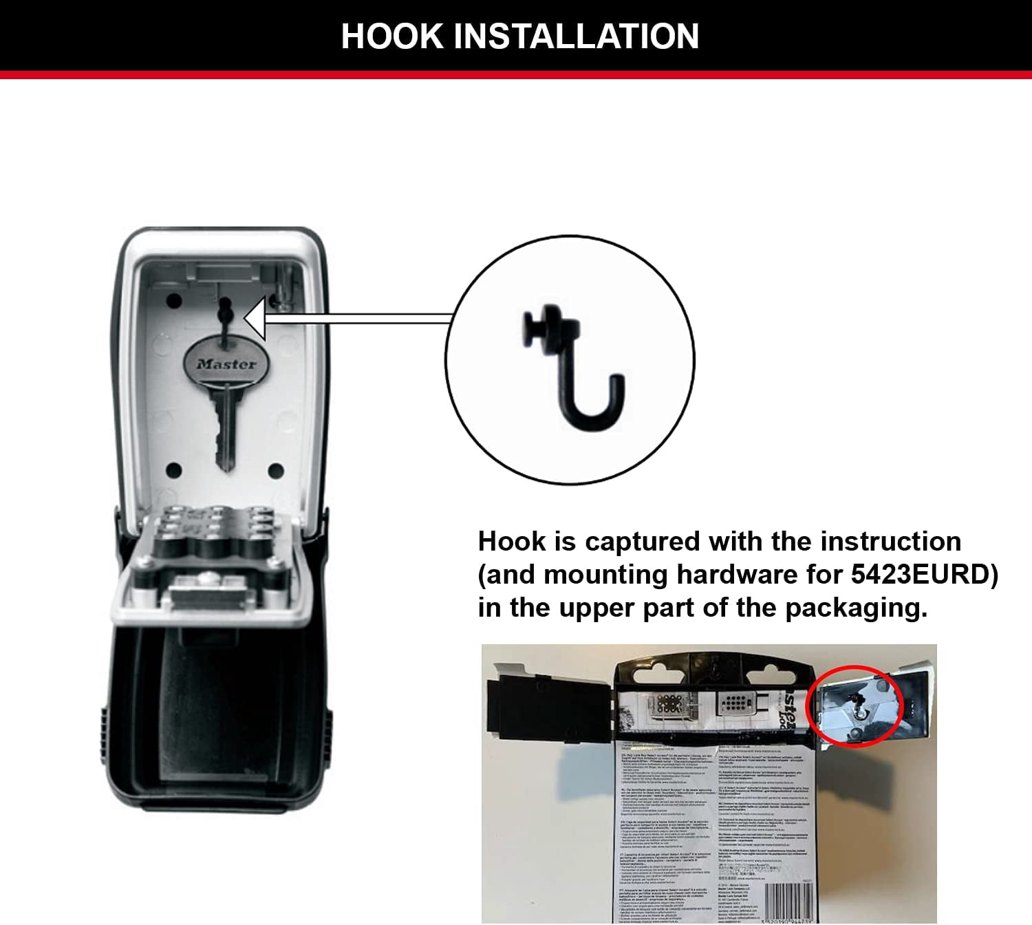 Master Lock - 5423E Push Button Select Access® Key Safe