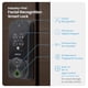 thumbnail image 4 of Lockly Visage Zeno Series Cerradura inteligente, reconocimiento facial y huella digital, cerradura de puerta de entrada sin llave, cerrojo Wi-Fi integrado con llave de inicio de Apple, teclado PIN Gen, 4 of 5