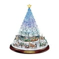 thumbnail image 1 of Christmas Tree Rotating Sculpture Train Decorations Paste Window Paste Stickers Christmas Decorations For Home, 1 of 7