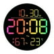 thumbnail image 1 of Reloj de pared digital con luz nocturna, LED colgante, calendario, despertador con control remoto para sala de estar y dormitorio., 1 of 9