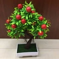 thumbnail image 7 of Ludlz 1Pc Potted Artificial Fruit Tree Bonsai Stage Garden Wedding Party Decor Props, 7 of 7