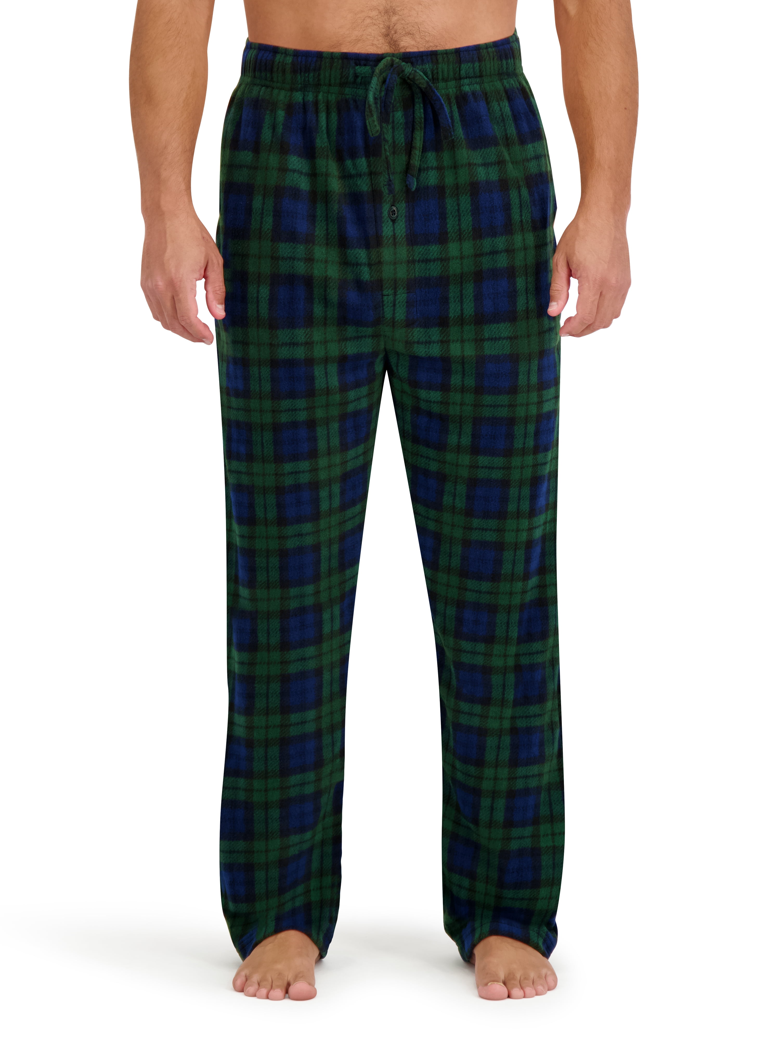 Hanes Men's Cozy Microfleece Pajama Sleep Pants, 2-Pack, Sizes S-2XL