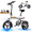 White, variant on VARUN Electric Bike, 14" Folding EBike for Adults Teens, Peak 500W 36V 280.8Wh Battery, Mini Commuter City Ebike with Rear Shock Suspension up to 20MPH, 25Mile Range