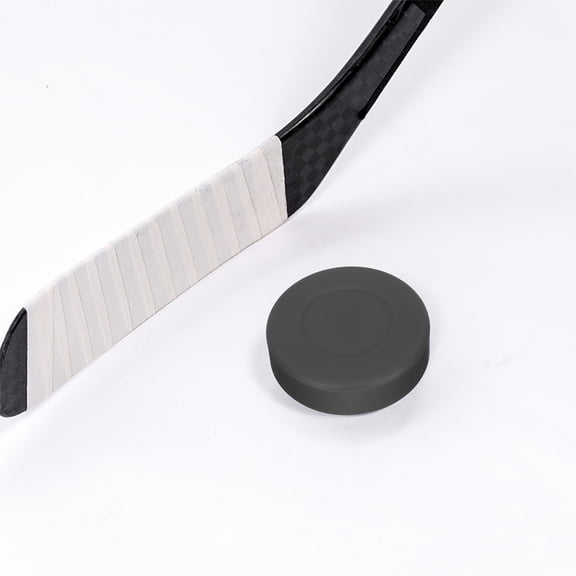 FRCOLOR 3pcs Flat Hockey Pucks with Adjustable Hardness Youth Adults for Indoor and Outdoor Practice Training Equipment for Ice and Street Hockey