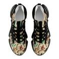 thumbnail image 6 of Snowman Christmas Tree Elk Fashion Women's Nurse Shoes Casual Flat Sneaker Print Ladies Lace Up Light Walking Shoe Breathable Footwear, 6 of 8