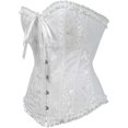thumbnail image 2 of Femmes Corsets Bustiers Désossés Haut Brodé Grande Taille, 2 of 5