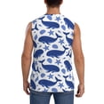 thumbnail image 4 of Kdxio Whale for Men's Muscle T-shirt,Sleeveless for Workout Running Athletic Gym Lounge Casual, 4 of 7