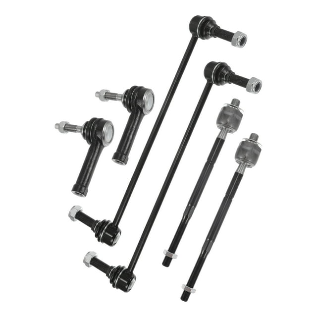 Unique Bargains 6pcs Kit de Suspensión Delantera Extremo Interior Exterior de Barra de Dirección Enlace de Barra Estabilizadora para Ford Explorer No.EV800893