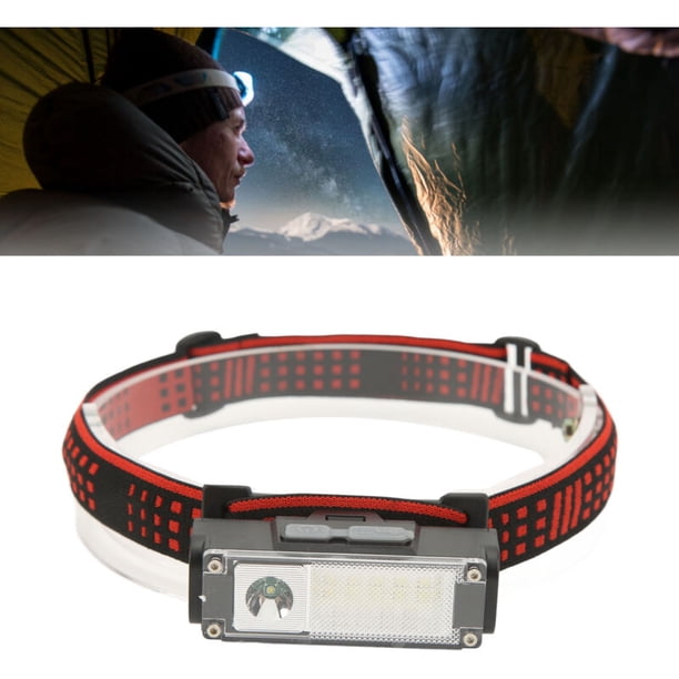 USB Rechargeable Headlamp with Type-C, 300-400 Lumen Outdoor Headlight, 4 Modes