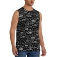 thumbnail image 2 of Disketp Travel The World Sleeveless Tshirts For Men, Muscle Shirts For Men Dry Fit Tank Top-X-Large, 2 of 8