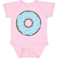 thumbnail image 3 of Inktastic Blue Donut, Donut With Colorful Sprinkles, Frosting Boys or Girls Baby Bodysuit, 3 of 5