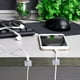 thumbnail image 3 of 100 piezas de clips de cable adhesivos blancos, clips de alambre, bridas para gestión de cables, soporte para cable de alambre, 3 of 5