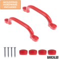 thumbnail image 2 of Barcaloo Playground Safety Handles - Red Grab Handle Bars for Jungle Gym, 2 of 4