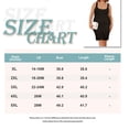 thumbnail image 2 of CASSIE LIZ Women's Plus Size Dress 3X Black Square Neck Dress Plain Sleeveless Bodycon Dress Casual Fits Tank Dress For Summer 3XL 22W 24W, 2 of 3